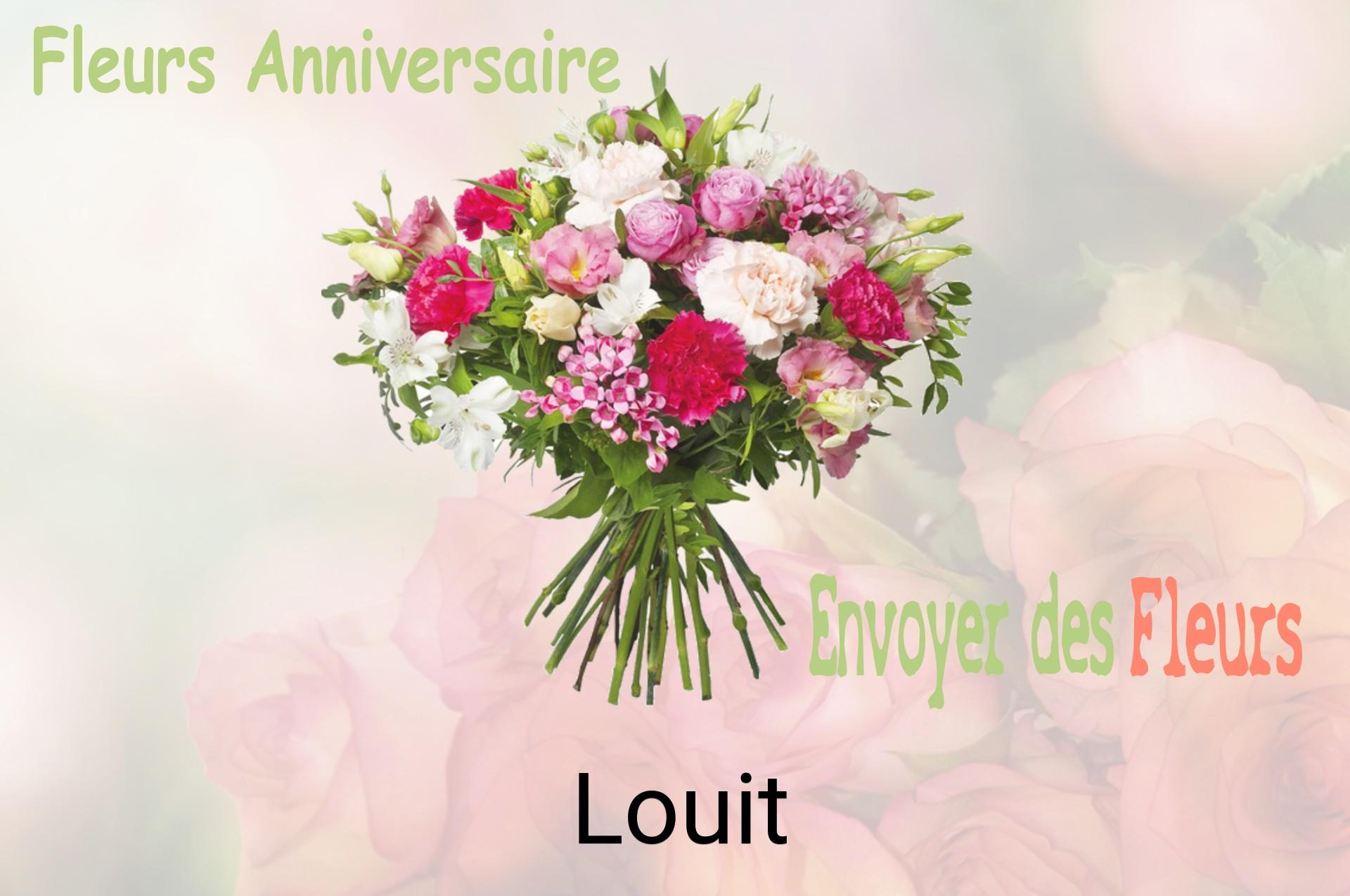 Bouquet de fleurs d’anniversaire livré à Louit